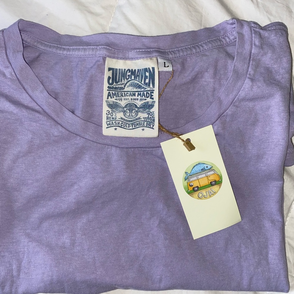 Jungmaven womens tshirt. Size L. Brand new with tags